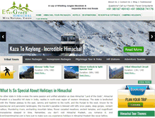 Tablet Screenshot of evergreenhimachal.com